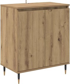 vidaXL Bufet Stejar Artizanal 60 x 35 x 70 cm Lemn compozit