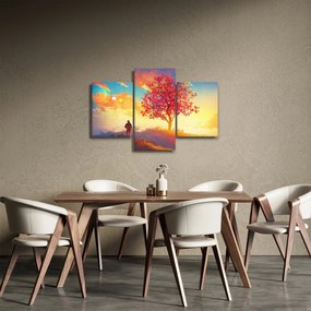 Tablou - casa în deal (90x60 cm)