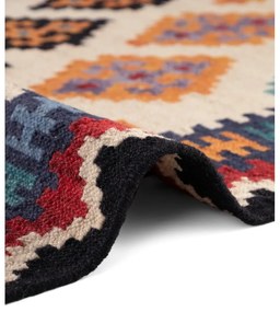 Covor roșu reversibil, țesut manual din lână 200x290 cm Kamal Kian – Nouristan