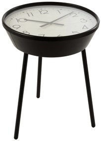 Masuta de cafea Clock neagra 53,5/69/53,5 cm