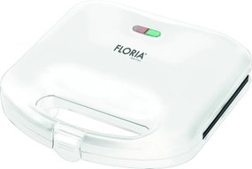 Sandwich-maker Floria ZLN4305, Alb, 750 W, Placi antiaderente model triunghi
