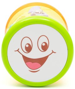 Tobă dinamică Baby Mix reversibil, galben