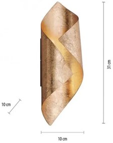 Aplică LED NEVIS LED/6W/230V aurie Paul Neuhaus 9030-12