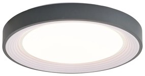 Plafonieră modernă gri cu alb 48cm incl. LED Dimmable - Kanton