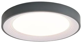 Plafonieră modernă gri cu alb 48cm incl. LED Dimmable RGB - Kanton