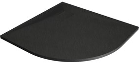 Mexen Bert cadă de duș semi-circulară SMC 90 x 90 cm, negru - 4KR709090