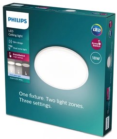 Plafonieră LED dimabilă OZZIET SCENE SWITCH LED/18W/230V 4000K Philips