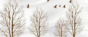 Tablou - Cerb lângă râu (120x50 cm)