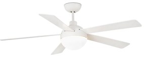 Lustra LED cu Ventilator si telecomanda design modern IZARO alb