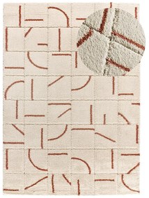 Covor cărămiziu-crem 60x120 cm Brenda – Universal