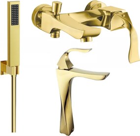 Mexen Estrella R02 set de baie, auriu - 72313R02-50