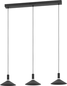 Eglo 902184 - Pendul suspendat pe cablu LED RGBW cu dimmer CONOMAVILLA-Z, 3xLED/7,5W/230V, negru