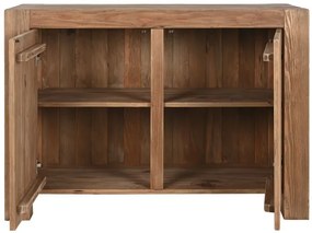 Bufet, natur, din lemn de pin reciclat, Rustique Mini