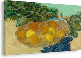 Tablou - Vincent van Gogh, Still Life of Oranges and Lemons with Blue Gloves, reproducere (90x60 cm)