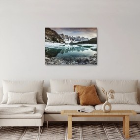 Tablou - lacul iarna (70x50 cm)