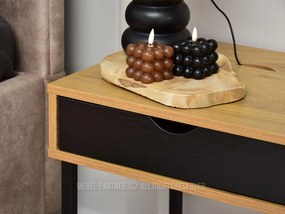 Noptieră Emmo (stejar + negru). 1111547