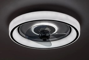 Lustra LED cu ventilator si telecomanda, Horacio D 47cm