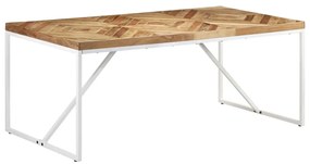 vidaXL Masă de bucătărie, 180x90x76 cm, lemn masiv acacia &amp; mango