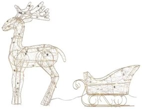 Decorațiune LED de Crăciun LED/3xAA alb cald