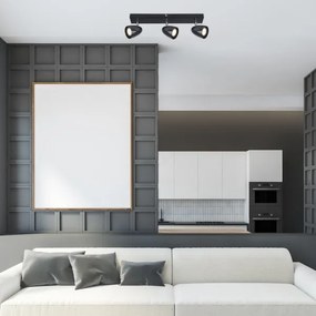 Spot Rabalux 73019 PERICO 3xGU10/5W/230V negru