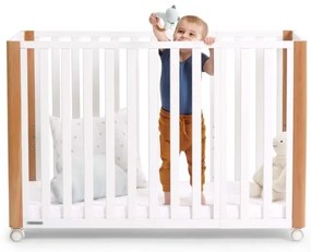 KINDERKRAFT SELECT KOYA Premium - Pătuț 4 în 1 pentru copii, fag/pin