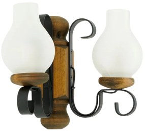 Aplică Brilagi RUSTIC 2xE14/40W/230V fag/nuc