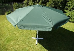 Umbrelă Garth cu mâner - verde, 4 m