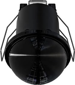 Senzor de mișcare încastrat 360° 1200W/230V IP54 negru