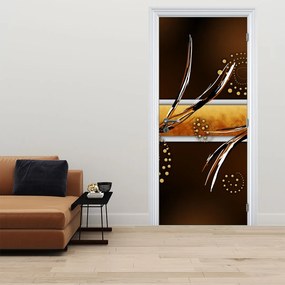 Fototapet pentru ușă - Fluturi abstract (95x205cm)