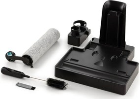 Aspirator vertical Ariete Aqua Force Wash & Vacuum 2483/00, 220 W, 500 ml, Autonomie pana la 35 min, Autocuratare, Alb