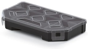Organizator 24,3 x 14,2 x 4 cm, separatoare, negru