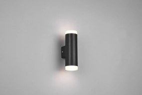 Aplică de perete negru-mat LED Ray – Trio