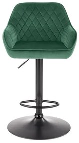 Scaun de bar H103 velvet verde
