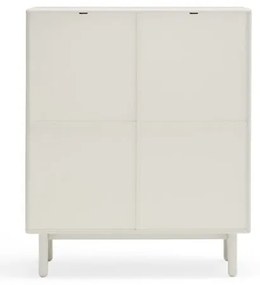 Comodă crem 100x120x40 cm Corvo – Teulat