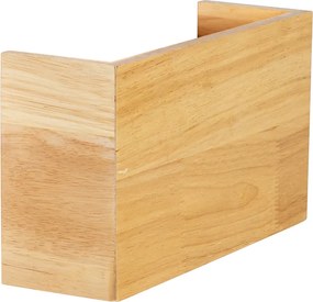 Lampă de perete inteligentă din lemn de stejar 24 cm inclusiv Wifi G9 - Otan