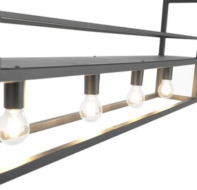 Lampă suspendată inteligentă neagră cu Wi-Fi A60 - Cage Rack
