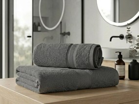 Prosop CLARYSSE ELEGANCE 60x110 cm gri, 100% bumbac