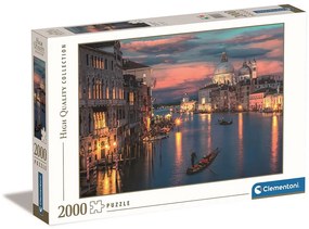 Orașe Canal Grande Italia puzzle 2000 piese Clementoni