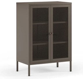 Dulap gri din metal 70x100x40 cm Fayna – Marckeric