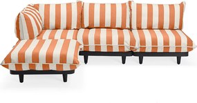 Set de grădină Paletti Large, culori multiple - Fatboy Culoare: portocaliu-crem cu dungi (stânga)