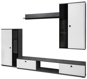 Mobilier living Saul (Alb + matera) (fără iluminat). 1047205
