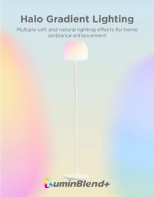 Govee - LED RGBICWW lampă de podea dimabilă LANTERN MATTER LED/24W/230V Wi-Fi 160 cm
