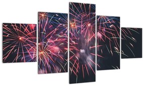 Tablou cu artificii (125x70 cm), în 40 de alte dimensiuni noi