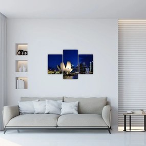 Tablou Singapore nocturn (90x60 cm)