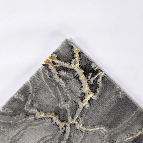 Covor Modern Living , Dormitor Dreptunghiular Marmara T156A Gri Gold (Alege dimensiunea: 200 x 300)