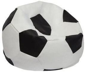 Fotoliu puf Foot (Negru + Alb). 1073189