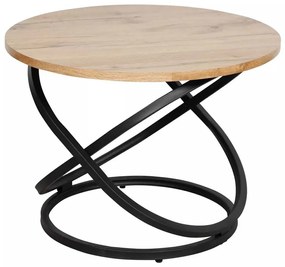 Măsuță de cafea Eos III, stejar artisan / negru