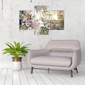 Tablou - Flori de design (90x60 cm)