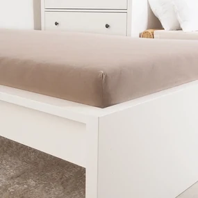 Cearșaf de pat 4Home din frotir Ideal nuc , 100 x200 cm, 100 x 200 cm