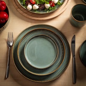 Altom Set of 2 dessert plates Reactive Sage 20.5 cm